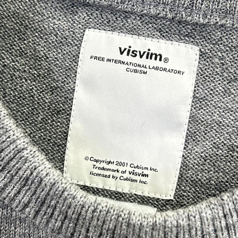 VISVIM ビズビム グレー 0116105015005 16SS ウール クルーネック