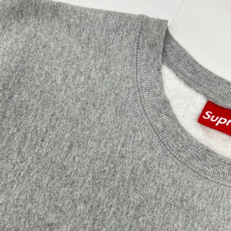 Supreme グレー クルーネック トレーナー Supreme（シュプリーム） グレー Sロゴ 刺繍 クルーネック スウェット