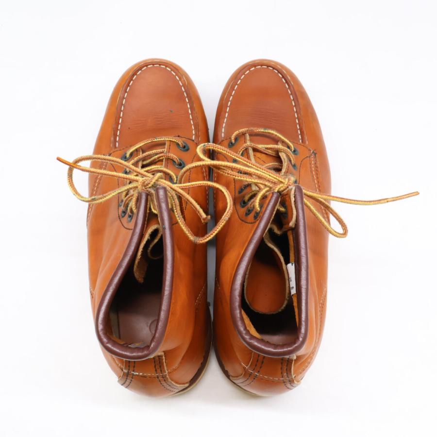 M*様 RED WING 875 アイリッシュセッター US9E 羽刻印 モック Red Wing レッドウィング ブラウン 875 サイド羽ロゴ アイリッシュ