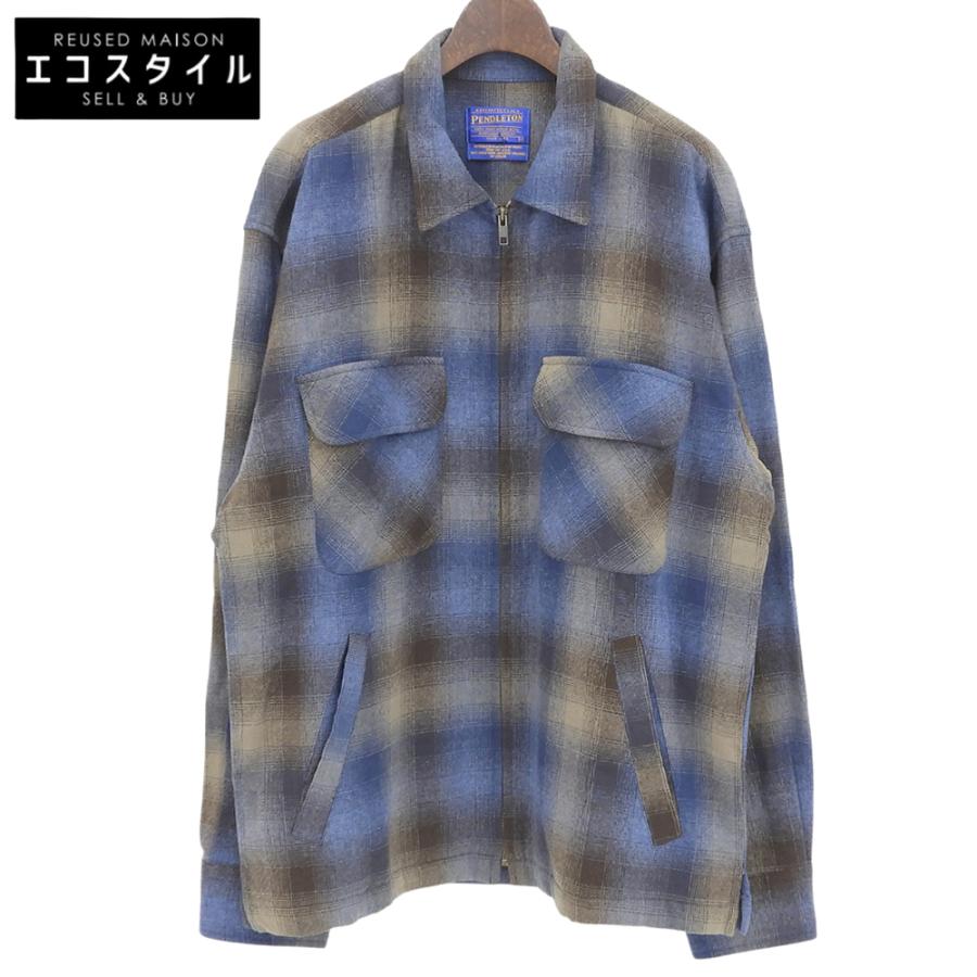 PENDLETON ペンドルトン チェック柄 ウール ジップジャケット メンズ
