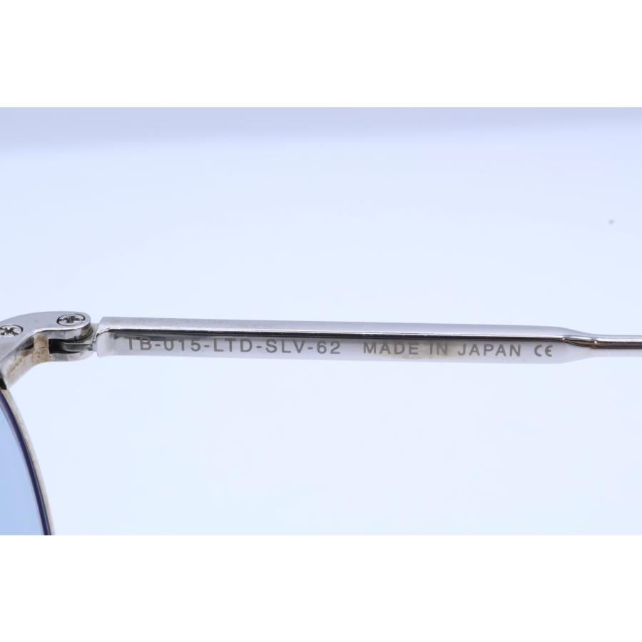美品 THOM BROWNE トムブラウン TB-015-LTD-SLV-62 ツーブリッジ