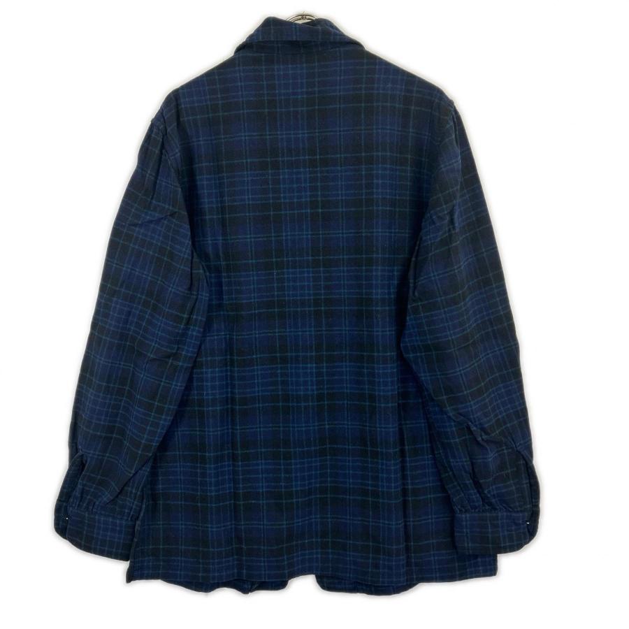 PENDLETON ペンドルトン ブルー 50s チェック クルミボタン テーラード 