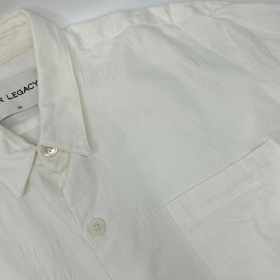 OUR LEGACY アワーレガシー ホワイト 総柄デザイン シャツ 50 トップス 