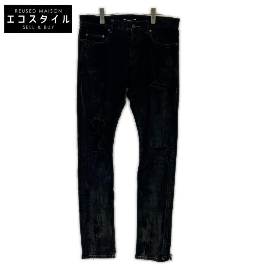 SAINT LAURENT ブラック スリムフィットデニム　26 エディ期 SAINT LAURENT ブラック スリムフィットデニム 26 エディ期 【公式通販】
