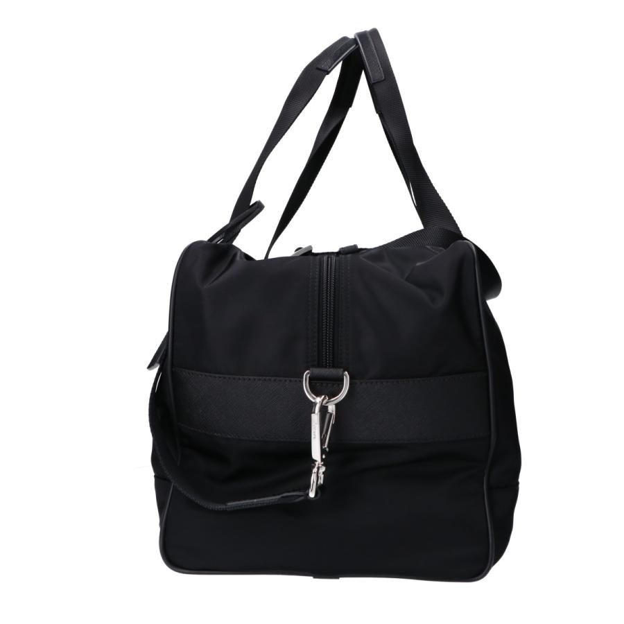 PRADA プラダ トライアングル ナイロン レザー ラウンド 三角ロゴ PRADA（プラダ） 美品 2VC033 トライアングルロゴ ナイロン 2WAY