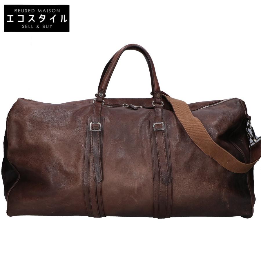 BALENCIAGA（バレンシアガ） 133244 レザー ボストンバッグ メンズ