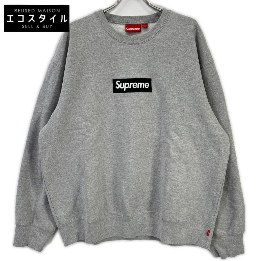Supreme（シュプリーム） 22AW グレー Box Logo Crewneck グレー XL
