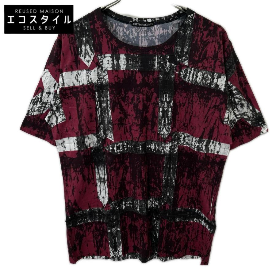 ISSEY MIYAKE MEN イッセイミヤケメン 14SS ME41JK179 レッド×グレー