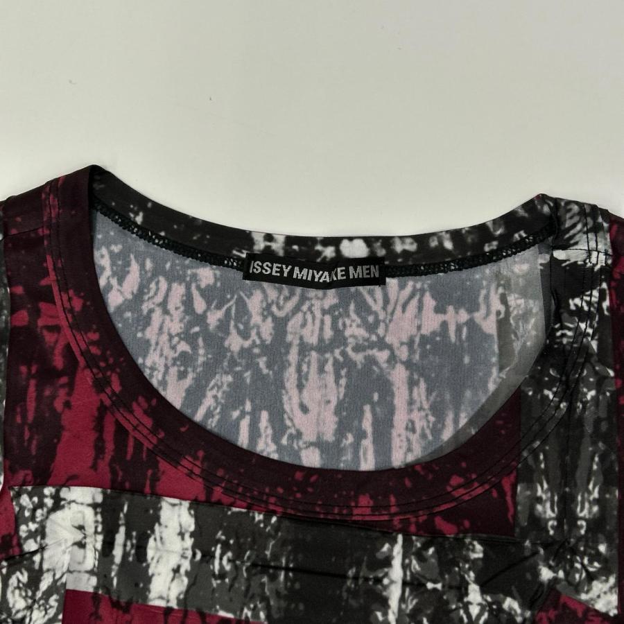 ISSEY MIYAKE MEN イッセイミヤケメン 14SS ME41JK179 レッド×グレー