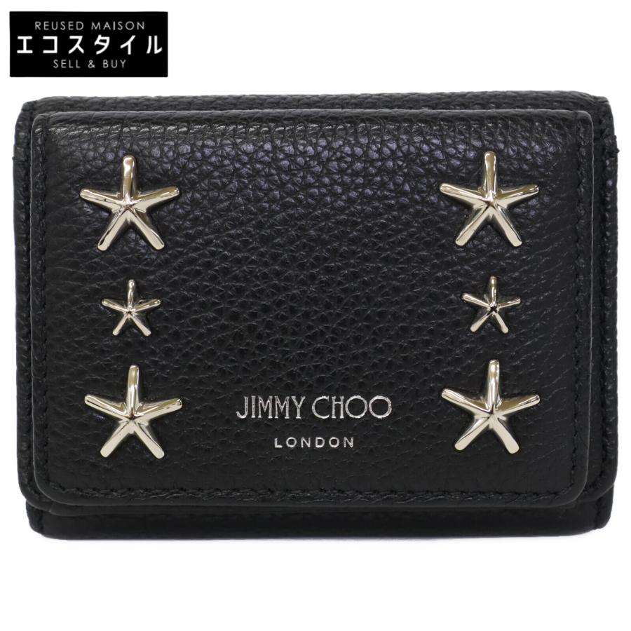 JIMMY CHOO☆新品☆ Nemo レザー スター 三つ折り財布（新品同様 JIMMY 