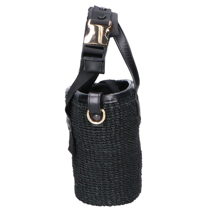 【極美品】sacai　マルシェ　ハイブリッド　かごバッグ　2way　ブラック sacai（サカイ） 美品/ マルシェ ハイブリッド 2WAYショルダー かご