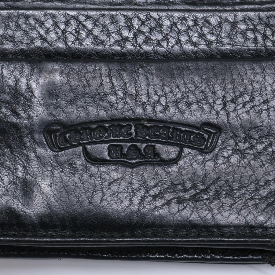Chrome Hearts クロムハーツ ヘビーレザー クロスボール ウェーブ  
