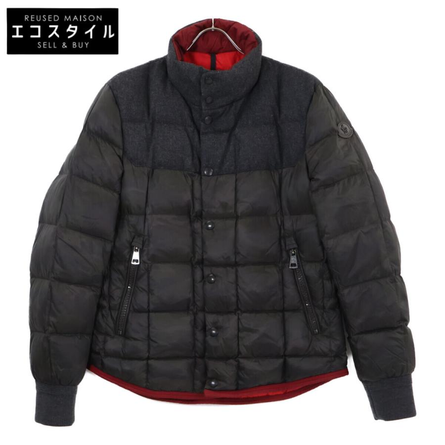 MONCLER モンクレール LUMIERE カモフラ ウール切替 ダウンジャケット 2 MONCLER（モンクレール） LUMIERE カモフラ ウール切替 ダウン