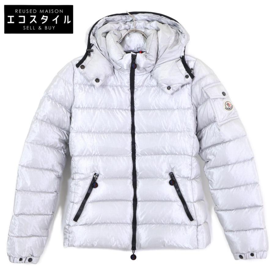 MONCLER（モンクレール） BADY フード付ダウンジャケット 1 シルバー 