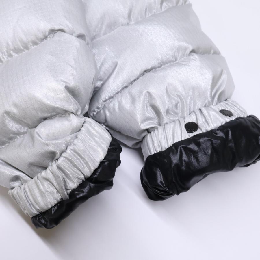 MONCLER モンクレール BADY フード付ダウンジャケット 1 シルバー レディース_8
