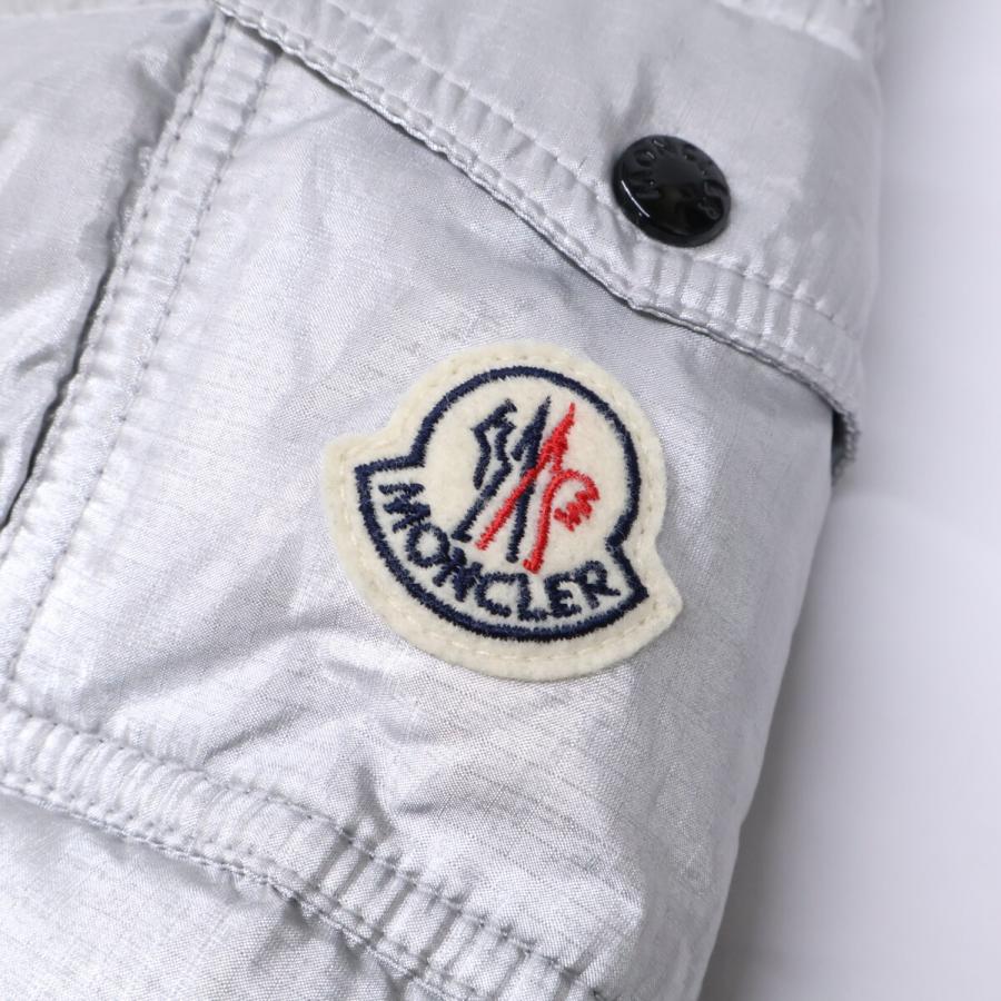 MONCLER モンクレール BADY フード付ダウンジャケット 1 シルバー レディース_9