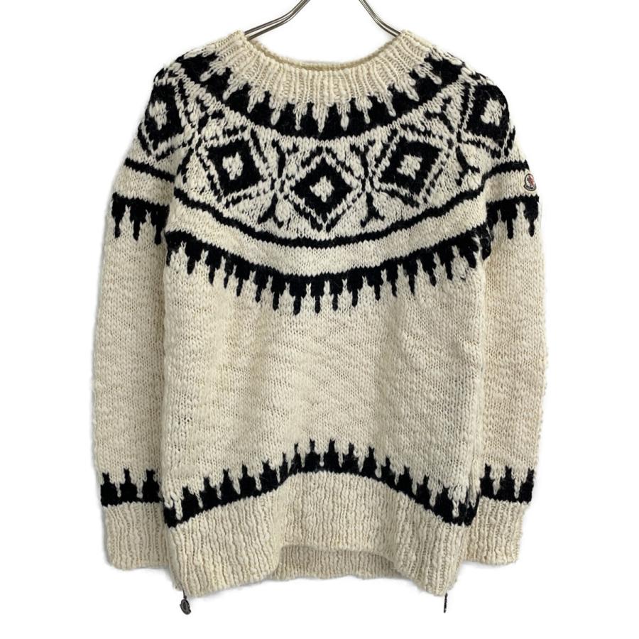 MONCLER（モンクレール） MAGLIONE ウール サイドジップ ニット