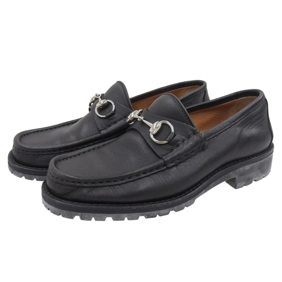 GUCCI（グッチ） ホースビット レザー ローファー シューズ メンズ