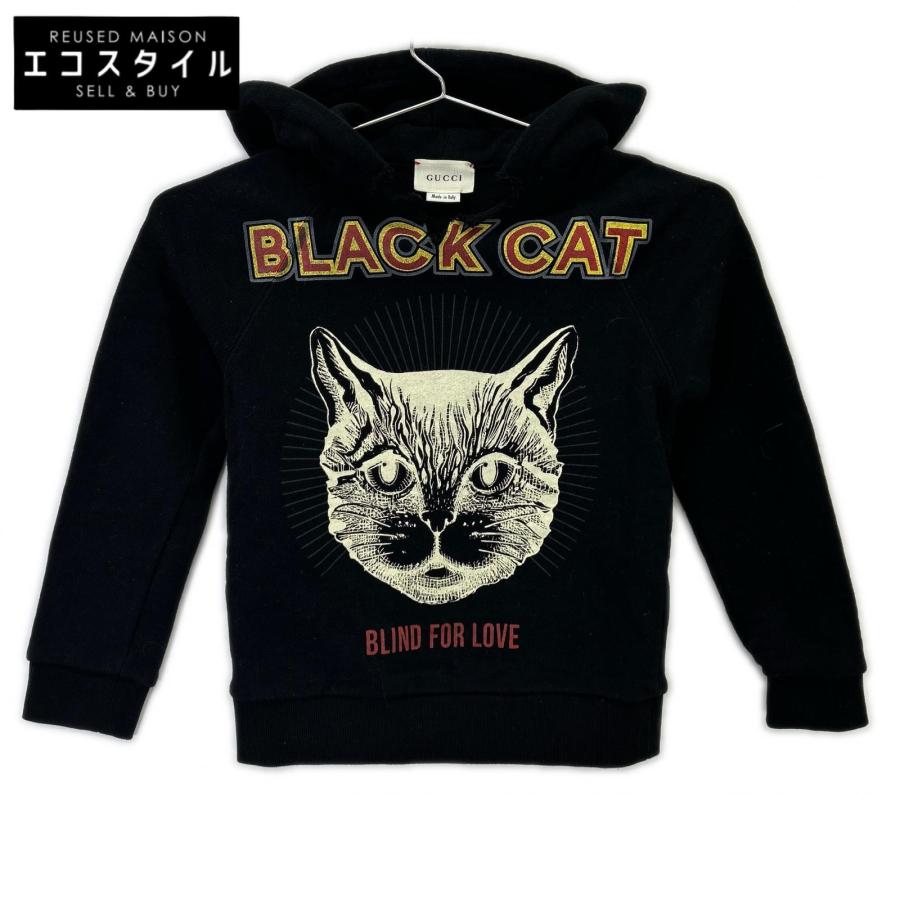 GUCCI（グッチ） 520775 ブラックキャット フーディー パーカー 5