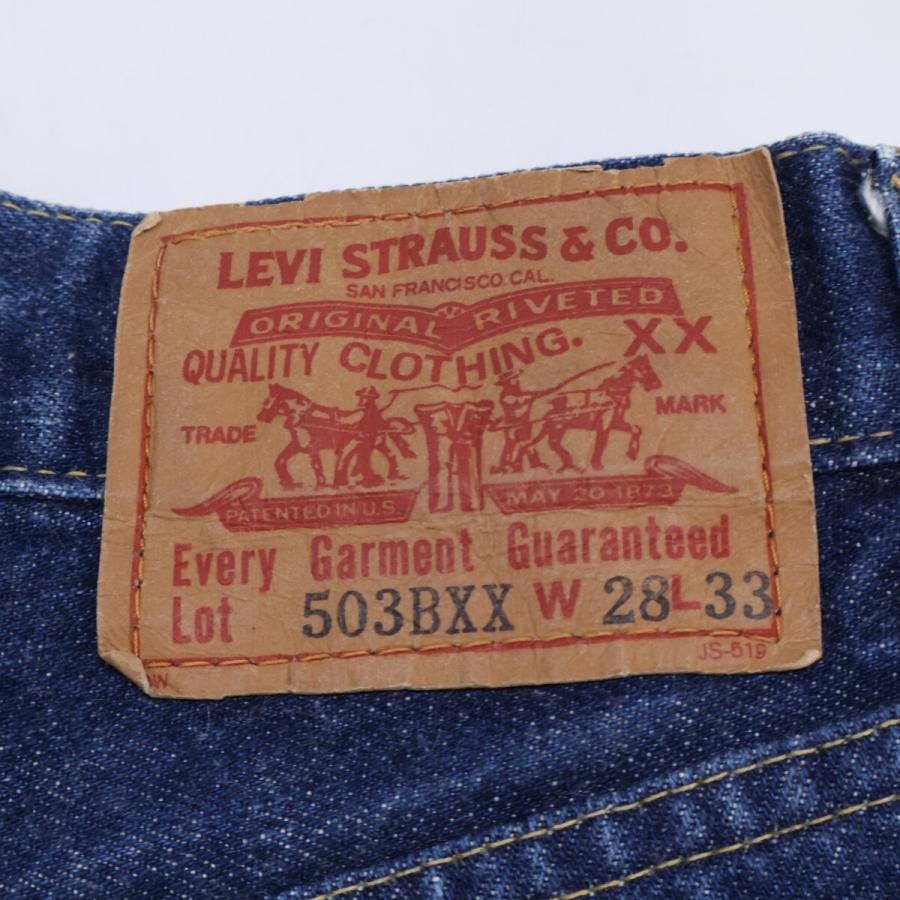 Levi's（リーバイス） LEVI'S L503BXX ビッグE 135周年 紙パッチ 裏