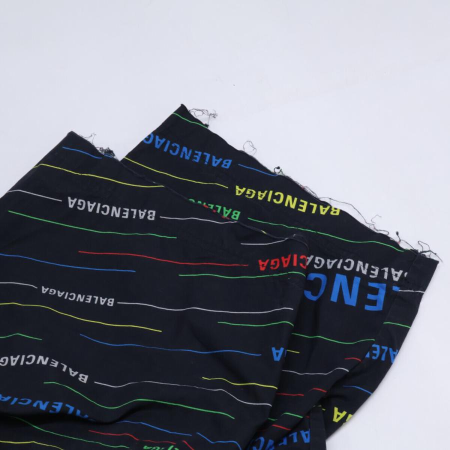 BALENCIAGA（バレンシアガ） 国内正規/ 556860 総ロゴ 半袖シャツ 38