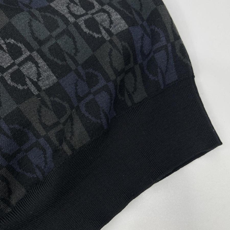 HERMES エルメス ブラック シェーヌダンクル ニットベスト XL HERMES エルメス ブラック シェーヌダンクル ニットベスト XL ベスト