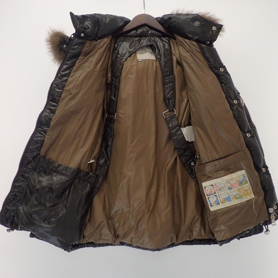 MONCLER 国内正規/ モンクレール 44502 ROD ファー/フード付 ダウン 