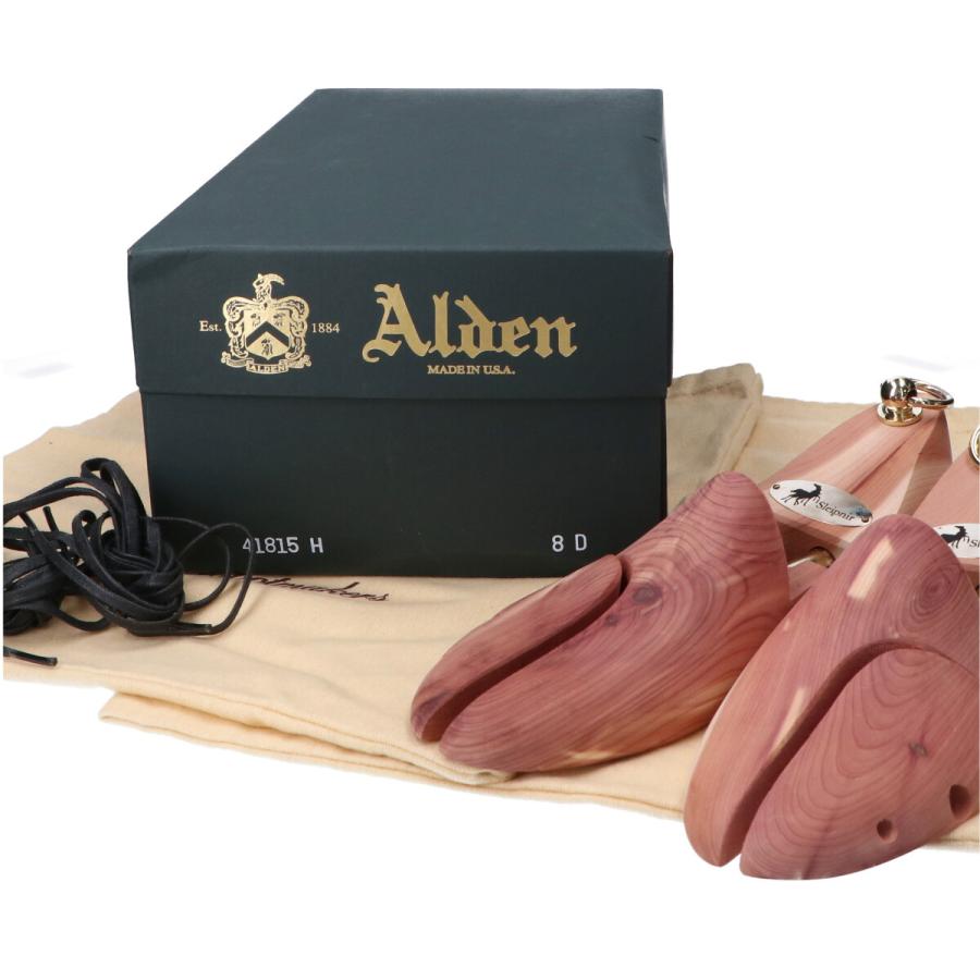 ALDEN（オールデン） 41815H コードバン ブローグキャップトゥブーツ