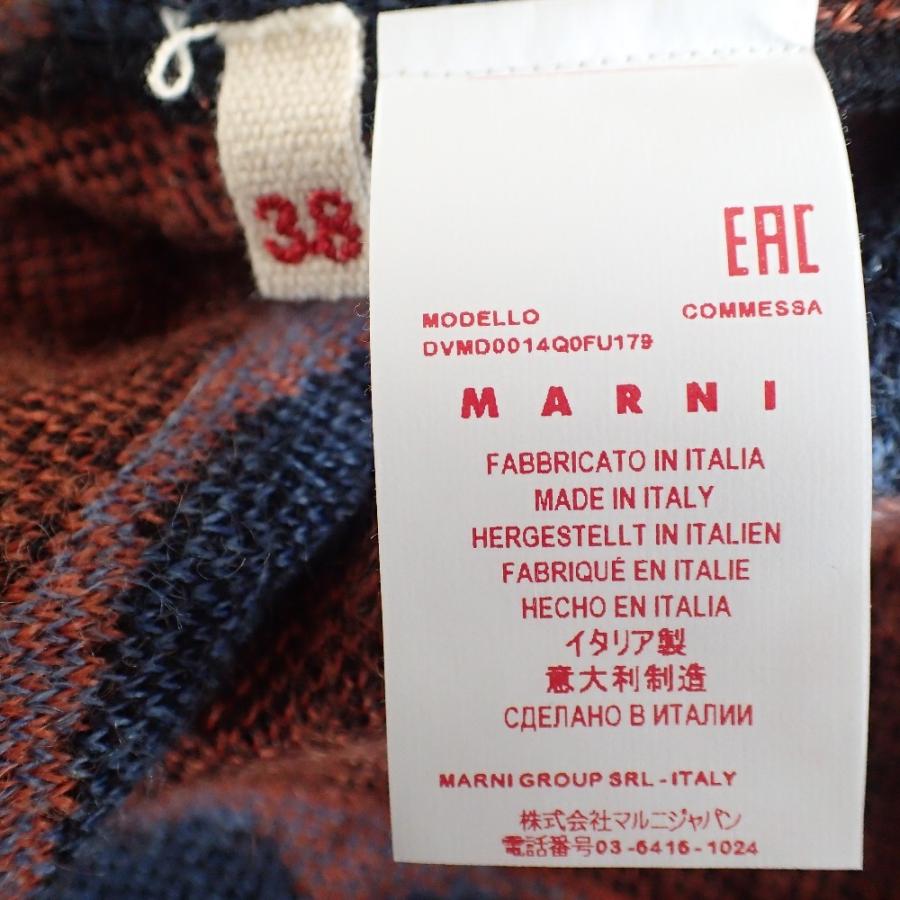 美品/国内正規 MARNI マルニ ハートデザイン モヘア混 ハイネック  