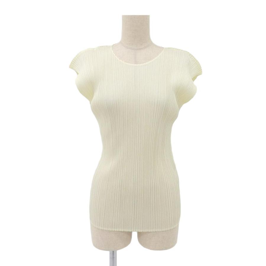 ISSEY MIYAKE イッセイミヤケ ノースリーブ プリーツ トップス