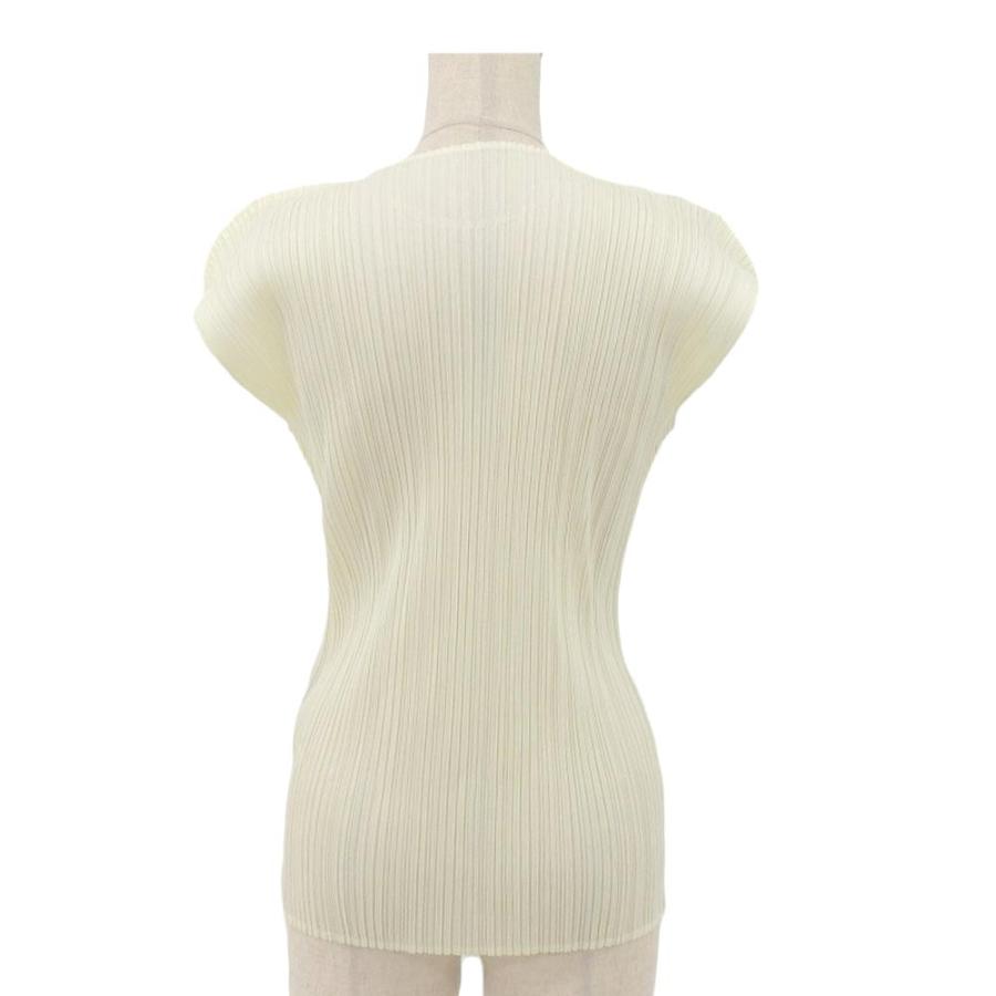 ISSEY MIYAKE イッセイミヤケ ノースリーブ プリーツ トップス