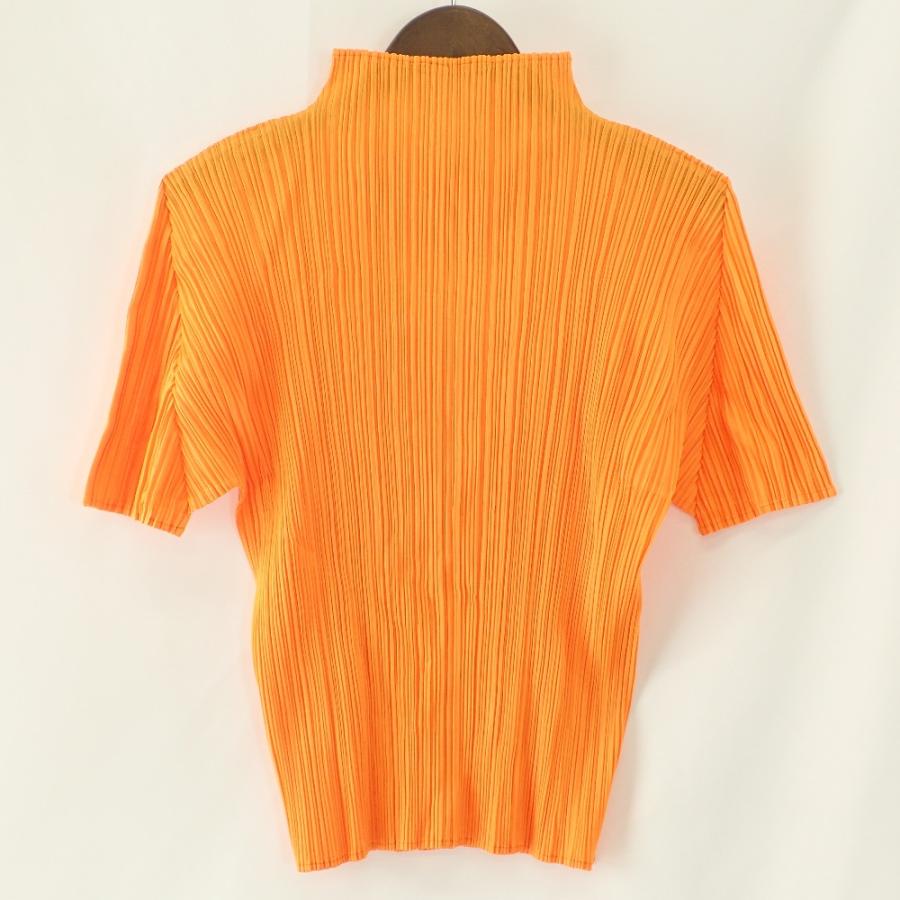 美品　プリーツプリーズ　半袖ハイネックトップス　サイズ4 美品/ PLEATS PLEASE プリーツプリーズ PP51-JK004 プリーツ
