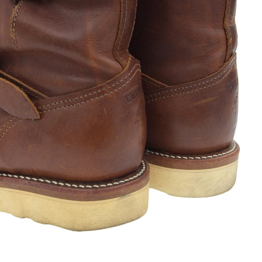 CHIPPEWA（チペワ） 97876 MOC ENGINEER BOOTS TAN RENEGADEB レザー