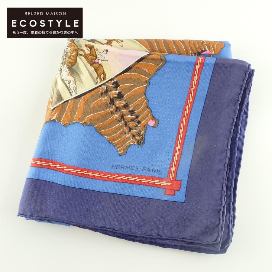 HERMES エルメス LA CHASSE en Afrique アフリカのハント カレ90