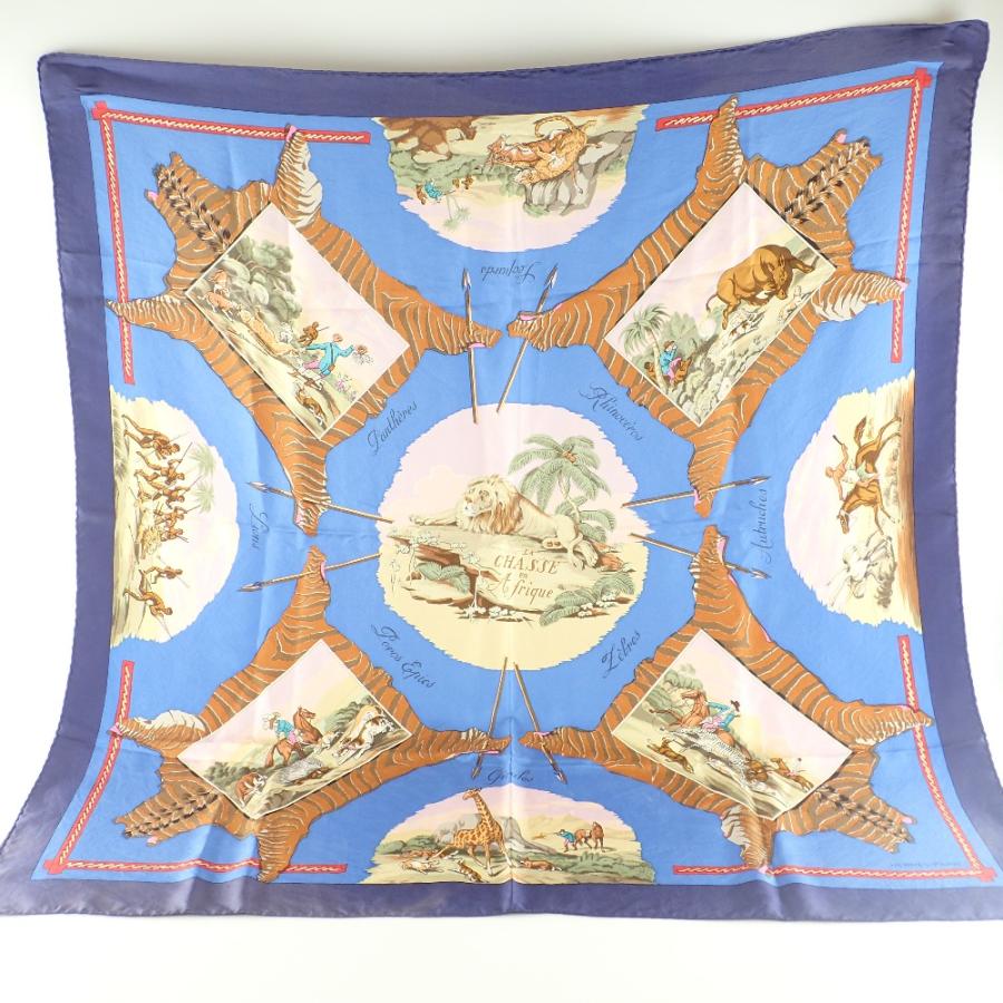 HERMES エルメス LA CHASSE en Afrique アフリカのハント カレ90