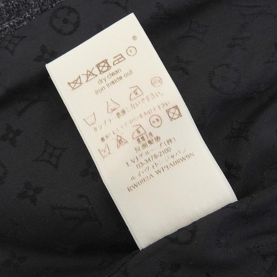Louis Vuitton ヴィトン　ウールジャケット 38 チャコールグレー wine-king_6889900000009853