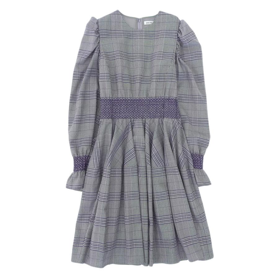 本日限定価格‼️【美品】ADEAM チェック　ワンピース　クロッカス ADEAM チェックワンピースクロッカス