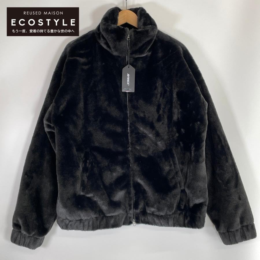 AVIREX アヴィレックス ブラック 7832252405 Aスター エコ ファー