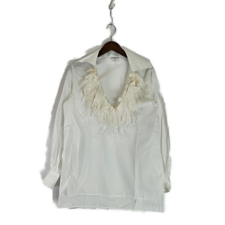 CHANEL（シャネル） 美品/国内正規 20K P65290V46907 フリルxフェザー