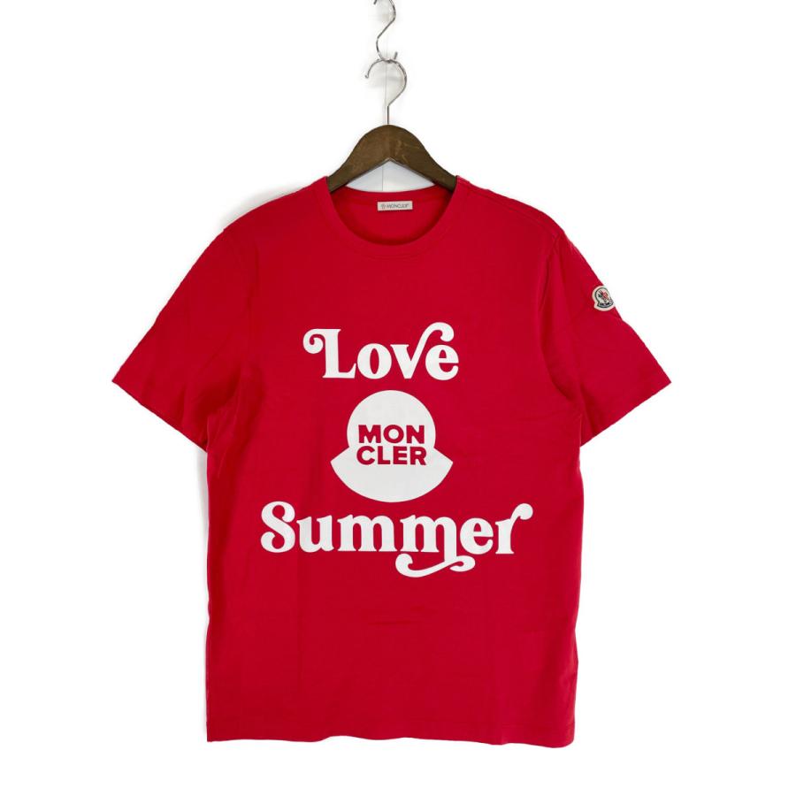 MONCLER 美品/国内正規/20年製 モンクレール Love Summer 半袖Tシャツ 