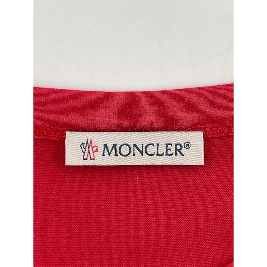 【美品】MONCLER Love Summer Tシャツ レッド MONCLER 美品/国内正規/20年製 モンクレール Love Summer 半袖T