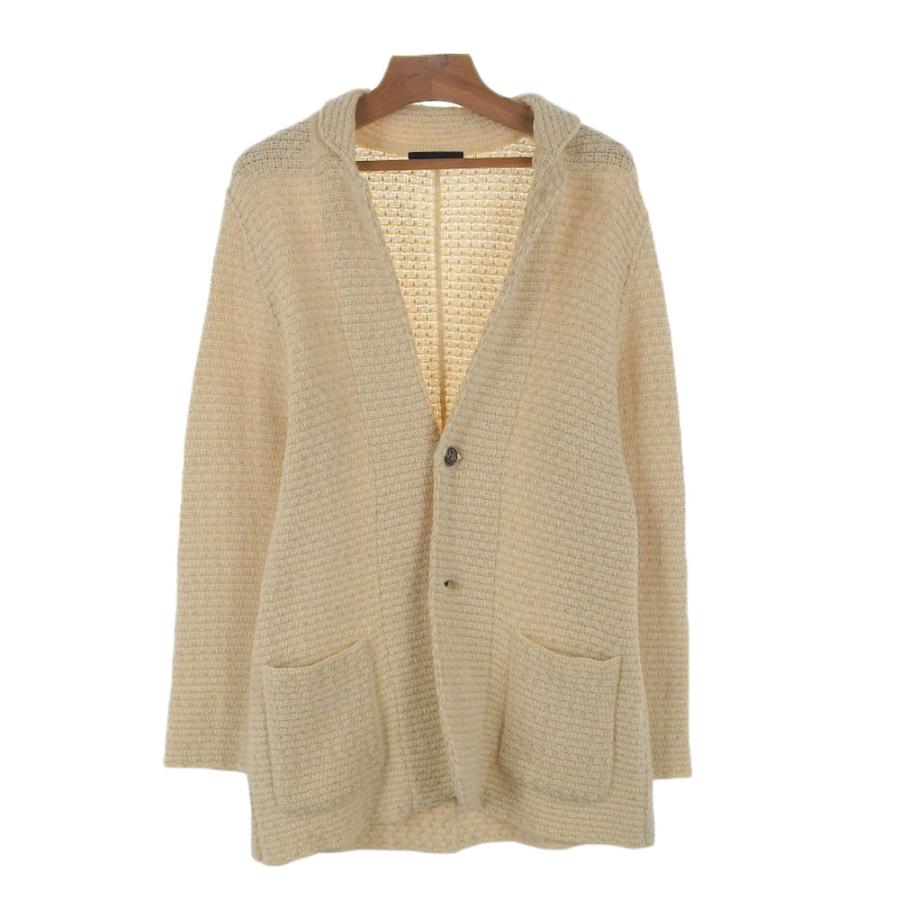 LARDINI（ラルディーニ） 美品 ウール ニット ジャケット メンズ 