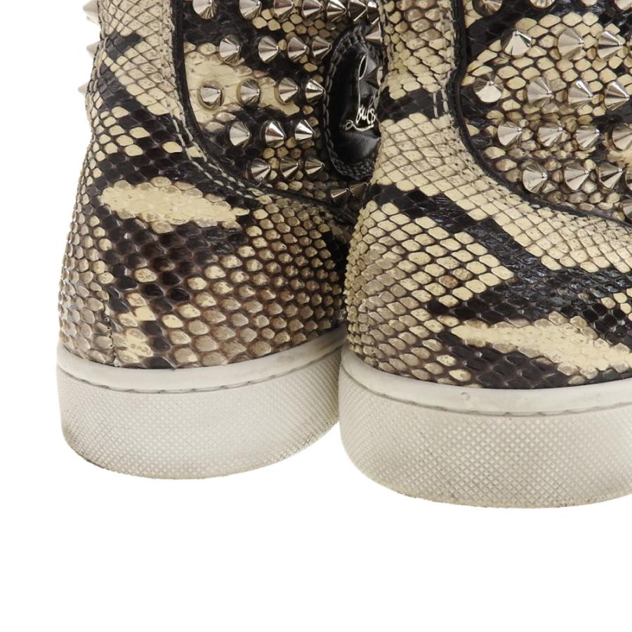 Christian Louboutin 美品 クリスチャンルブタン パイソン Christian Louboutin 美品 クリスチャンルブタン パイソン