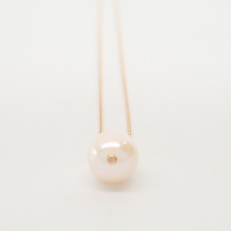 美品 STAR JEWELRY スタージュエリー K10 パール＆ダイヤモンド