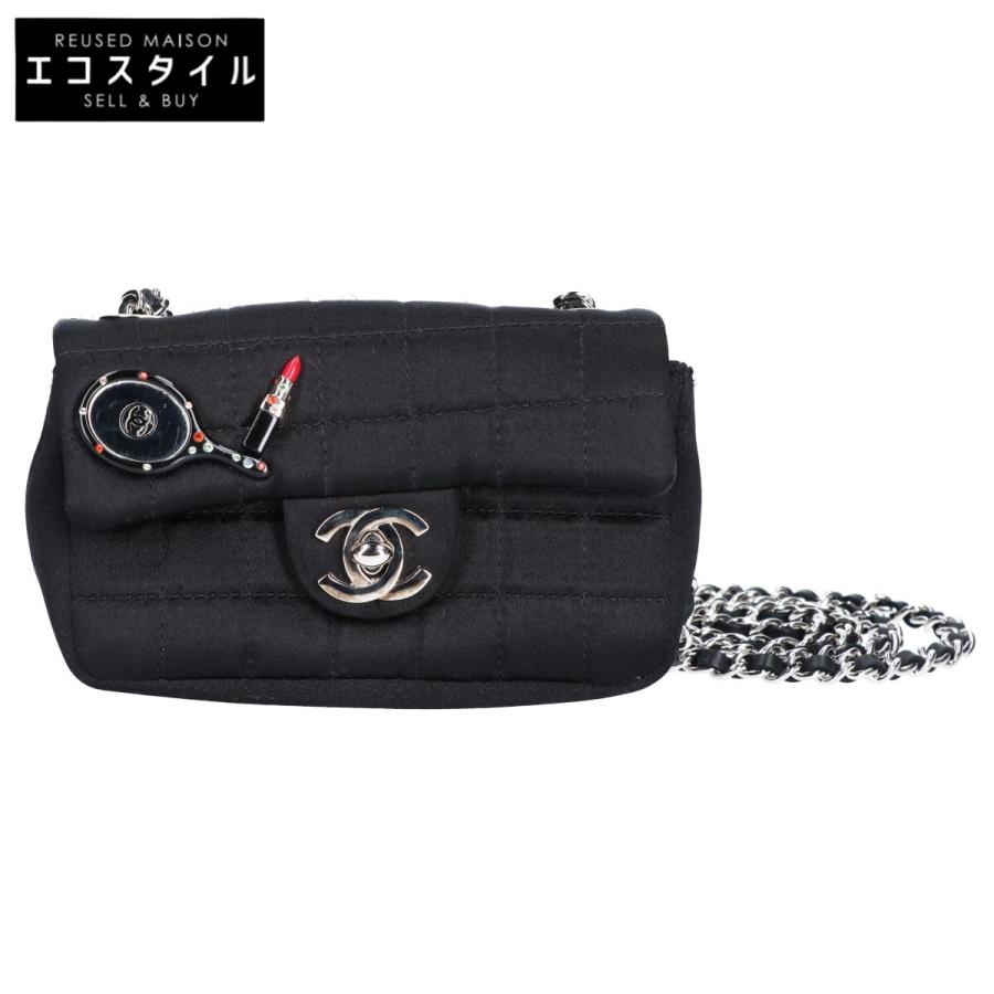 CHANEL シャネル サテン チョコバー ココマーク ミラーxリップ ミニ  