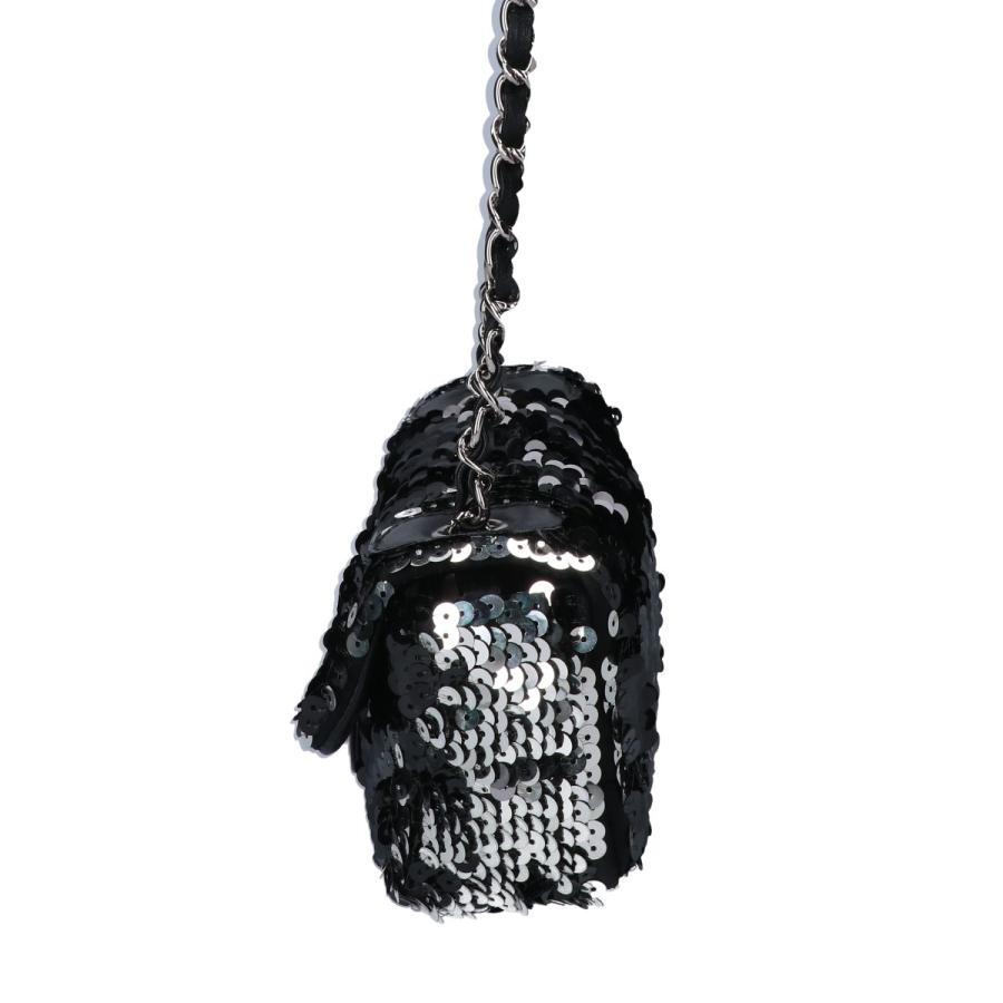 シャネル ラムスキン スパンコール チェーン ミニ CHANEL（シャネル） 美品/ ラムスキン スパンコール チェーン ミニ