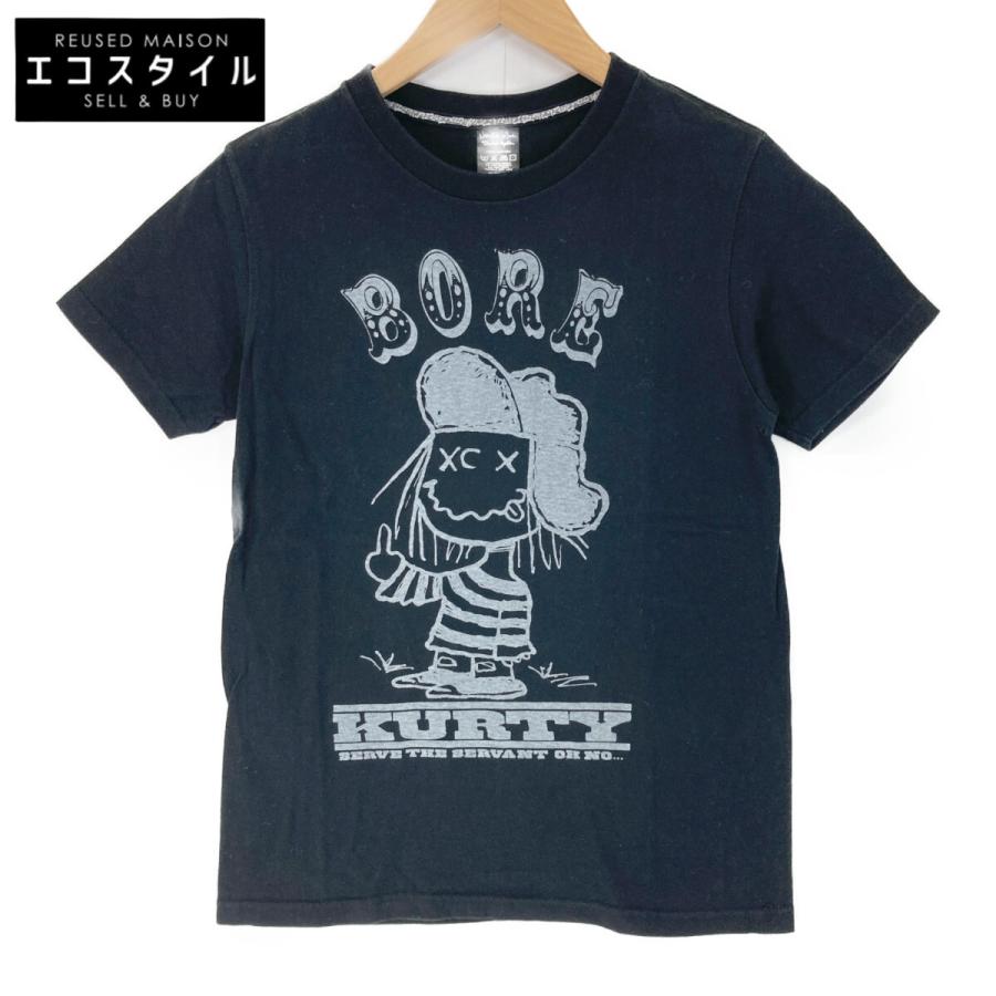 NUMBER (N)INE 鹿プリント Tシャツ ブラック NUMBER (N)INE ナンバーナイン ブラック BORE KURTY プリントTシャツ 1