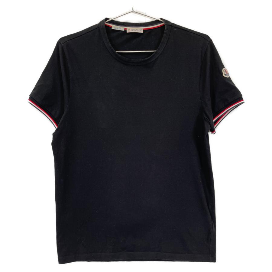 MONCLER モンクレール 21年製 MAGLIA T-SHIRT ブラック S トップス 
