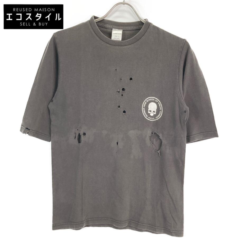 希少　NUMBER (N)INE スカルT 初期アーカイブ Sサイズ NUMBER (N)INE ナンバーナイン グレー コットン TIME期 初期 スカル T