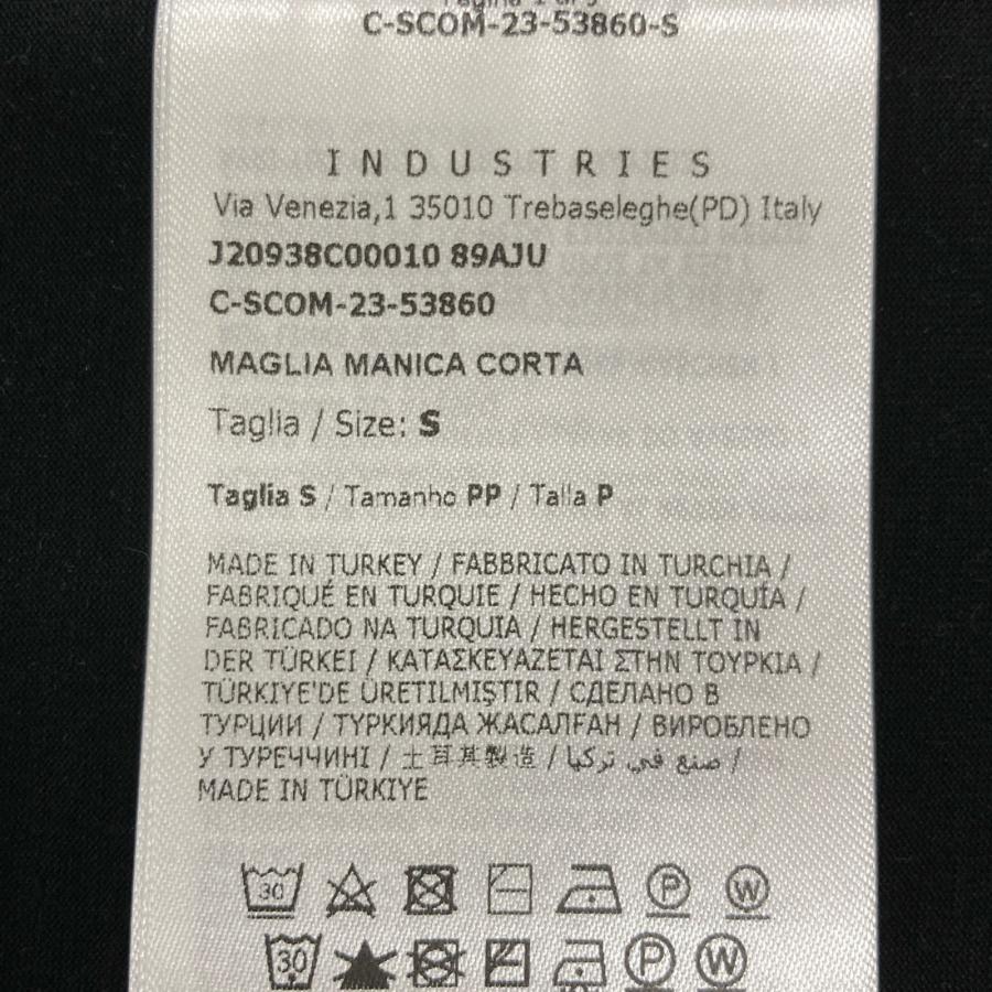 MONCLER モンクレール ブラック コットン 23S 53860 半袖Tシャツ S  